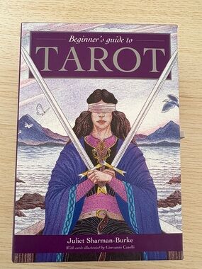 Beginner's Guide to Tarot Deck - Purple Illustration Cover